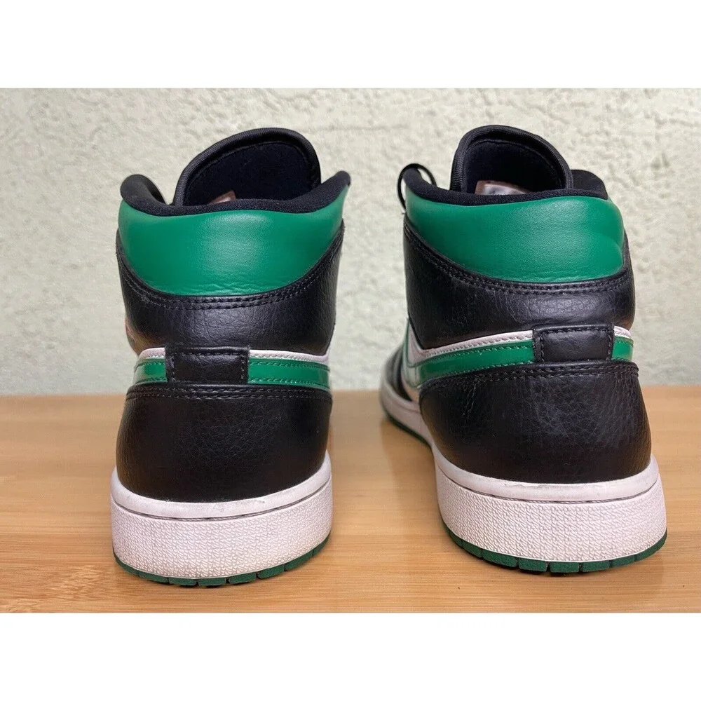 Nike Air Jordan 1 Mid Pine 554724-067‎ Green/Black/White Men’s 10